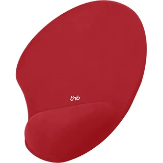 T'nB Ergonomisches Mauspad mit Handballenauflage Gel Rot