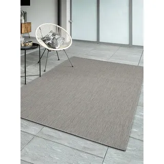 The CarPET Teppich »Mistra« rechteckig 1 mm Höhe moderner robuster In und Outdoor Teppich, grau