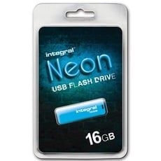 Integral Neon 16GB USB-Stick Blue