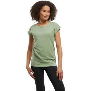 Build Your Brand Damen T-Shirt Ladies Extended Shoulder Tee, lang geschnittenes T-Shirt für Frauen, Baumwolle, Magicsalvia, L