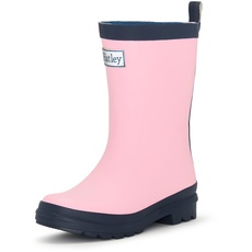 Hatley Mädchen Classic Rain Boots Arbeits-Gummistiefel, Pink (Pink/Navy), 28 EU (11 US)