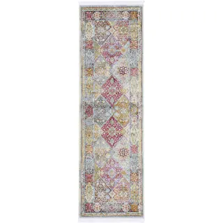 carpetfine Harleen Teppichläufer 60 x 180 cm Mehrfarbig