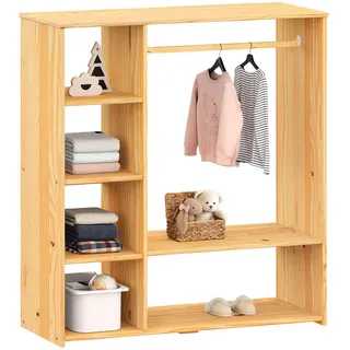 Idimex Kinderschrank Rafael , Holz , Kiefer , Vintage , 105x114x40 cm , FSC Mix , Babymöbel & Kindermöbel