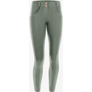 Freddy Leggings "WRUP4 SUPERSKINNY" mit Lifting & Shaping Effekt, 7/8-Länge, salbei
