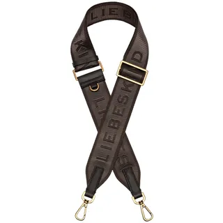 Liebeskind Berlin Women's Logo 5 cm SMALL Acc Webbing Strap, Roasted