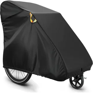 Bonna Faltgarage für Fahrradanhänger, Hundeanhänger und Lastenanhänger Abdeckung Wasserdicht - 600D Winddichtes Reißfestes Oxford-Gewebe fahrradanhänger Abdeckung zubehör - (140×88×92cm)