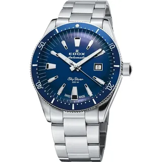 Edox Skydiver 80126-3BUM-BUIN Automatik 44 mm 80126-3BUM-BUIN