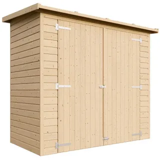 TIMBELA Gartenhaus 2,05 x 1,01 m Beige