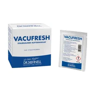 Dr. Schnell VACUFRESH Staubsauger-Duftgranulat, Für alle Staubsaugertypen, 1 Packung = 10 x 5g Beutel