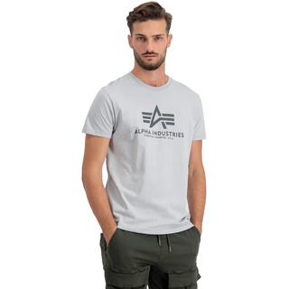 Alpha Industries T-Shirt Basic T-Shirt«, grau