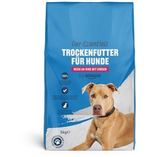 by Amazon Trockenfutter für Hunde,Reich an Rindfleisch mit Erbsen, 5kg