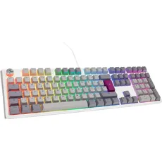 Ducky One 3 Mist Grey Gaming Tastatur, RGB LED - MX-Brown (DE, Kabelgebunden), Tastatur, Grau