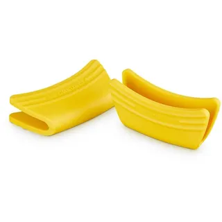 Le Creuset 2er-Set Griffschutz aus Silikon, Anpassungsfähig, Hitzebeständig bis 250°C, Nectar, 42813006720000