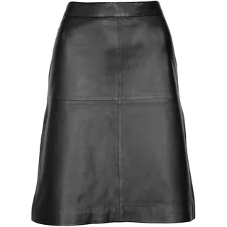 Lederrock JCC "Rock 3102226", Damen, Gr. 42, schwarz, Obermaterial: 100% Schafsleder sheepskin. Futter: 100% Baumwolle CO., Röcke Lederrock