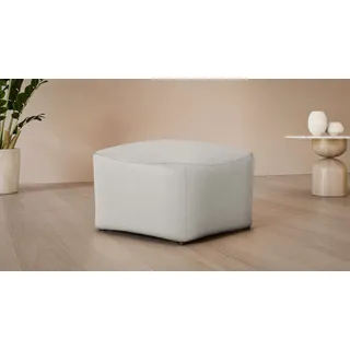 LeGer Home by Lena Gercke Hocker YANI Polyester 65 x 46 x 65 cm Beige