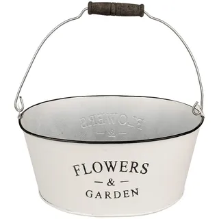 MACOSA HOME Macosa NO55775 18,5 x 22 x 18,5 cm Weiß