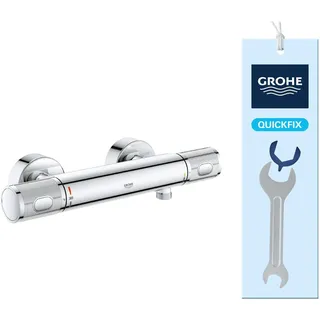 Grohe Precision Feel | Thermostat-Duscharmatur, Chrom