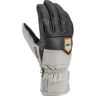 LEKI Rubic 3D Handschuhe, Graphite-Off White, EU 8