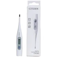 Citizen CTA303 Antibakterielles, wasserfestes, digitales medizinisches Thermometer mit Fieberalarm, oral, Achselhöhle, rektal, genaue Messungen für Erwachsene, Kinder, Kleinkinder und Babys