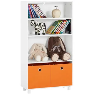 SoBuy Kinderregal KMB68 60 x 110 x 25 cm MDF weiß