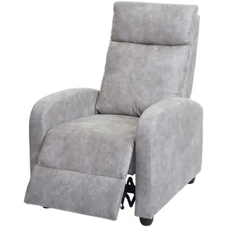 Mendler Fernsehsessel HWC-F76 Polyester 67 x 102 x 0 cm Grau