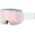 lace ATTRACT stylische verspiegelte Skibrille mit Magnetwechselscheibentechnologie und Anti-Fog-Beschichtung für Damen und Herren white/silver-orange