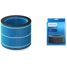 Philips Original Ersatzfilter FY3446/30 für Luftbefeuchter HU3916 und HU3918, 1 Stück & FY2401/30 Original Ersatzfilter für Luftbefeuchter (HU4814, HU4813, HU4811, HU4803, HU4801) Grau