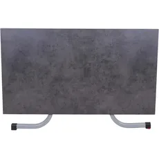 Bild von Sola Klapptisch 160 x 90 x 70 cm silber/dark grey