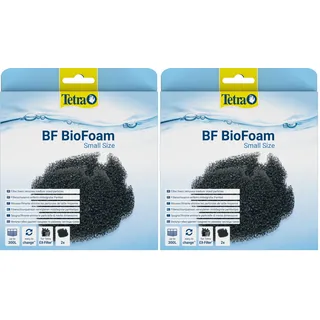 Tetra BF BioFoam Small - Biologischer Filterschwamm für die Tetra Aquarium Außenfilter EX 400 Plus bis 1000 Plus (Packung mit 2)
