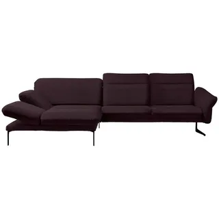 Himolla Ecksofa , Lila , Metall , Ottomane links, L-Form , 299x203 cm , Blauer Engel, Goldenes M, Made in Germany, Emas , Typenauswahl, Lederauswahl, Stoffauswahl, Sitzqualitäten, seitenverkehrt erhältlich, Hocker erhältlich, Rücken echt, individuell planbar , Wohnzimmer, Sofas & Couches, Wohnlandschaften, Ecksofas