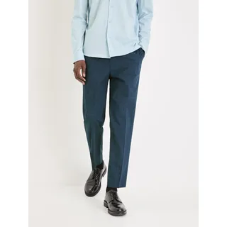 Celio Karierte 24H Hose Gochecko 1139989__38 - Dunkelblau