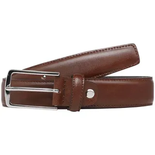JACK & JONES Gürtel Herrengürtel Leder Cognac 95