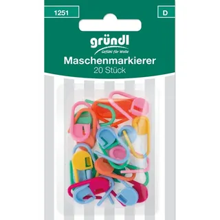Gründl Maschenmarkierer 20 Stück bunt Maschenmarkierer - Gründl