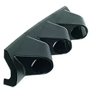 AUTO-STYLE Instrumentenhalterung Universell 3 Löcher Schwarz ABS