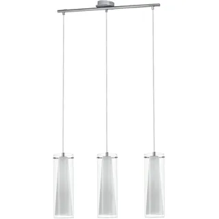 EGLO Pinto 3-flg. 73 cm zylinderförmig silber