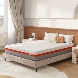 Sweetnight Matratze 180x200 Kaltschaummatratze Memory Schaum ergonomische 7-Zonen atmungsaktiv Matratzen Höhe 18cm Härtegrad H3 Öko-Tex Zertifiziert (180 x 200 x 18cm)