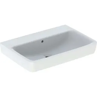 Geberit Renova Plan, Waschtisch, 70x48 cm, ohne Hahnloch, mit Überlauf, 501646, 501.646.00.1, Farbe: Weiß