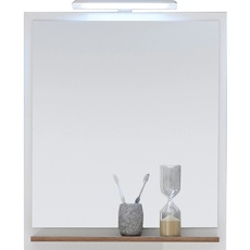 Bild Spiegel mit Ablage 60 cm 1 Ablagefläche Weiß