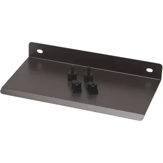FibroTech Regal Klein - RAL 8025 (L19.4 x B11 x H2.4 cm, Farbe Stahlbraun, aus Stahl, minimalistisches Design, Pulverbeschichtet, Wandregal, Zubehör Akustikpaneele) 2502875