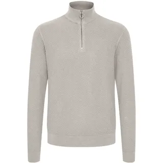 Strickfleece-Pullover CASUAL FRIDAY "Strickpullover CFKarlo", Herren, Gr. XXL, beige (light sand), Obermaterial: 100% Baumwolle CO., Pullover Strickfleece-Pullover