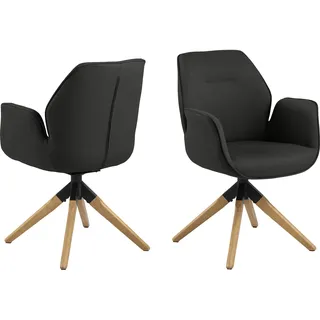 Actona Esszimmerstuhl Alma Polyester grau