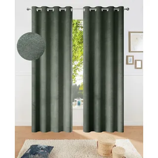 MY HOME Verdunkelungsvorhang »Fleuriss« Ösen 1 Stk. tlg. Wohnzimmer, Schlafzimmer, Arbeitszimmer, Kinderzimmer, modern