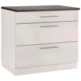 WIHO KÜCHEN Unterschrank Cali 90 x 60 x 85 cm Beige