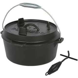 El Fuego Dutch Oven 11,4 l Gusseisen schwarz