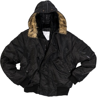 Mil-Tec US Aviator N2B Basic, Textiljacke - Schwarz - M