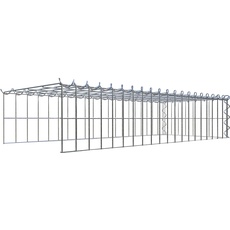 Bild Gabione, silbergrau, Maschenweite 5 cm x 10 cm,