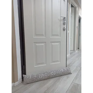 agri Zugluftstopper im Vintage-Stil, gepolstert, abnehmbar, für Türen und Fenster, Länge 120 x12x12 cm, aus Polyester – Universal-Zugluftstopper – isoliert gegen Kälte