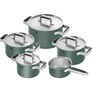 Zwilling Pure Topf-Set 5-tlg. 3 x Kochtopf + Bratentopf + Stieltopf