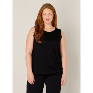 Base Level Curvy Longtop »Yasmina« Formgebendes Bündchen am Saum, schwarz,