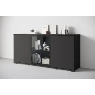 Home Affaire Caro 150 x 70 x 39,5 cm schwarz (graphite schwarz matt)